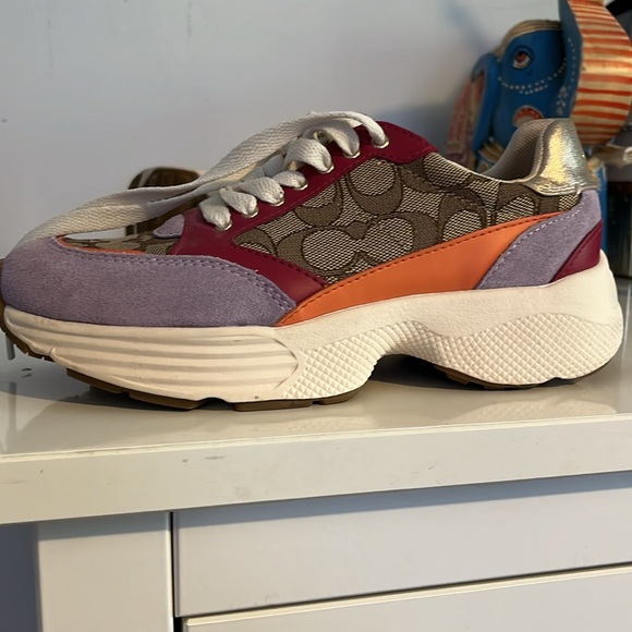 Coach colorful sneakers. - Picture 5 of 14